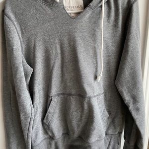 grey hoodie